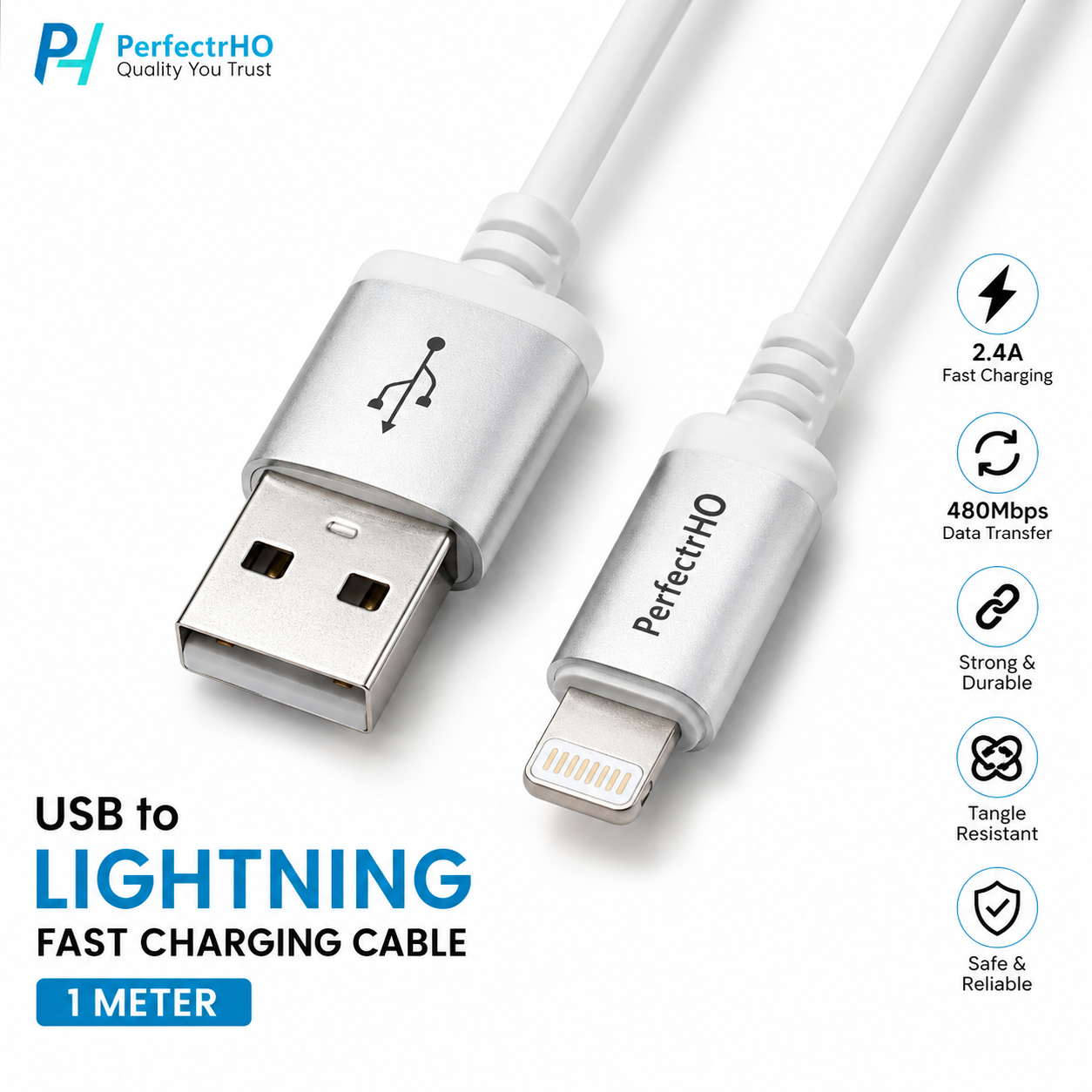 PerfectrHO USB to Lightning Cable
